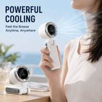 USB Charging Mini Hand Fan Five Speed Wind Control Three in One Multifunctional Cooling Tool Suitable for Travel and Daily Use