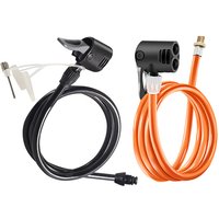 AliExpress 70/80/120CM Bike Air Pump Extension Tube Pump Bicycle Hose Air Pump Connector Bike Air Pump Tire Inflator Nozzles Accessories