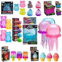 Needoh Sensory Jellyfish Gummy Bear Toy Soft Nice Cube Anti-Stress Stress Relief Pressure Souvenir Sensory Non-toxic Fidget Toy