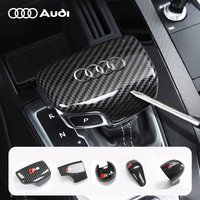 Car Gear Lever Head Protective Cover ABS Non Slip Cap Auto Accessories For Audi A3 A4L A5 A6 A7 Q5 S3 Q2L Q7 A8L A6L S6 S7