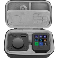 GEEKRIA Creative Console Carrying Case, Hard Shell Protective Travel Bag Compatible with Logitech MX Creative Console Dark Gray