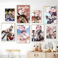 Fate Apocrypha Astolfo Poster HD art sticky wall waterproof home living room bar aesthetic decoration