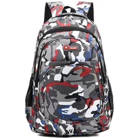 School Backpack Camouflage Men Backpacks Travel Kids Schoolbag for Cool Boy Military School Bags for Teenage Boys Girls Mochila