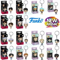 Funko Pocket Stars Keychain 14 Tyles V SUGA JIMIN JIN RM JUNG KOOK J-Hope Action Figure Pendant Gifts Collection Decoration Toys