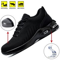 Men's protective shoes, safety shoes, steel-toe shoes, anti-smashing and anti-puncture work shoes