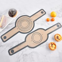 2Pcs Silicone Bread Sling for Dutch Oven Reusable Non-Stick Baking Mat with Long Handles Dough Transfer Liners for Pastry