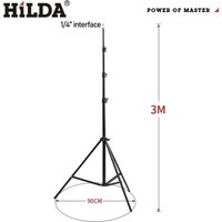 Statyw HILDA 3M do lasera, regulowana wysokość, metalowy statyw fotograficzny ze śrubą 1/4 cala do lasera.