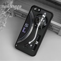 maifengge Retro Technics Turntables DJ Case For iPhone 17 Air 15 16 14 plus 11 12 13 Pro Max