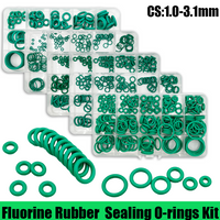 Fluorine Rubber O-ring FKM Seal Ring CS1.0-3.1mm Fluoro-oxygen ORing Seal Washer Gasket Ring Corrosion-resistant Heat Wearable