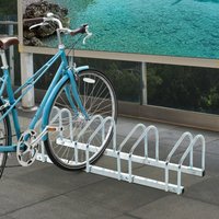 AliExpress NONE Bike Stand Parking Rack Floor or Wall Mount Bicycle Cycle Storage Locking Stand (5 Racks, Silver)