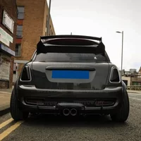 For BMW Mini Cooper 06-13 R56 Ver.2.11/2.12 Type B JCW Style Carbon Fiber FRP Roof Spoiler Rear Wing Exterior Body Kits