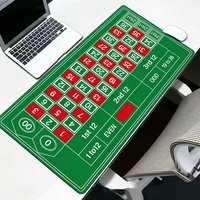 Rubber Design Roulette Craps Large Mouse Pad Desk Mat Gaming Mats Durable Anti-slip PC Accessories Keyboard Mouse Pad Rug