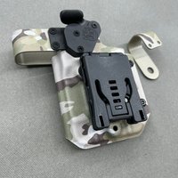 Tactical Phone Holster Thumb Lock Quick Draw Pouch Heavy Duty Molle Belt Clip Case for Smartphone