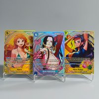 DIY Proxy One Piece OPCG Heroines Edition EB-03 Robin Nami Hancock Perona Vivi Tashigi Uta Reiju Koala English SP Game Card Toy