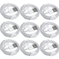 100PCS 1M USB Cable Data Charger Cord Line For Phone 7 8 xr 11 12 13 14 Micro USB Type C Cable For Samsung Xiaomi Smart Phone