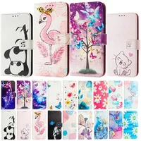 Honor200 Etui for Honor 200 Pro Funda Honor 90 Lite 200 Smart X9b X8B X7B X6B X6A X7A X9A Painted Pattern Leather Flip Case Capa