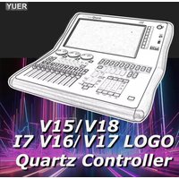 I7 Quartz Console V15/V16/V17/V18 Version Cutover Choose Stage Effect Lighting LED Moving Head DMX Controller For DJ Disco Titan