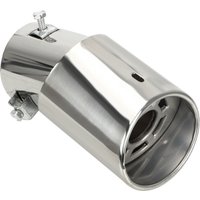 Tail Muffler Round Car Exhaust Tail Pipe Car Accessories 1PCS Car Exhaust Muffler Stainless Steel Universal