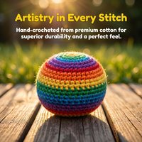 Sand bag ball hot selling toy ball combination set, pure handmade weaving, multiple random matching filled particle sand bags