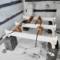 Ceramic Kiln Hanging Burning Frame Piece Combination DIY Jewelry Firing Hanging Burning High Temperature Resistant Accessories