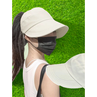 AliExpress WRELS Anti-UV Women Cap Wide Brim Breathable Foldable Sun Hat Mask Hang Outdoor Sport Visor Quick Drying Sunscreen Hiking Cycling Hat
