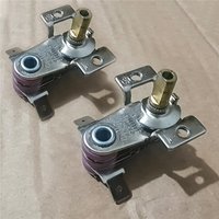 2PCS 250V 16A Thermostat 100-250 Grad Regler Schalter KST-168 Für Elektrische Ofen Ersatz Temp Controller