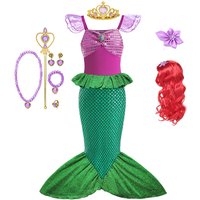 Kleine Meerjungfrau Ariel Prinzessin Kostüm Kinder Kleid Für Mädchen Cosplay Kinder Karneval Geburtstag Party Kleidung Meerjungfrau Kleid