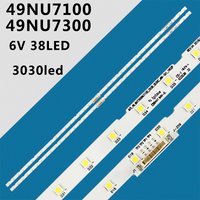 Bande de rétroéclairage LED UE49NU7100 49NU7300 UA49RU7300K BN96-45953A BN96-45953B AOT_49_NU7300_NU7100 STS49081_38LEDS 6V