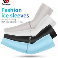 AliExpress NONE WEST BIKING Ice Fabric Running Camping Arm Warmers Basketball Sleeve Running Arm Sleeve Cycling Sleeves Summer Sport Safety Gear