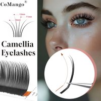 CoMango Multi-length Fans Natural Camellia Lash Extensions B/C/D/LJ/LB /LC/LD/LU Fluffy Volume Lash Soft Eyelash Individual Lash