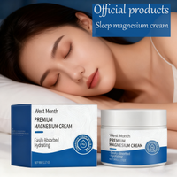 Premium Magnesium Cream Moisturizing and Refreshing Body Lotion with Lavender Fragrance to Care for Sleep 3.17 OZ