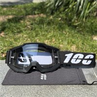 AliExpress Leatt 2025 New 100 Motocross Goggles High Quality MTB ATV Windproof Protection Cycling Racing Off-Road Motorcycle Sunglasses with bag