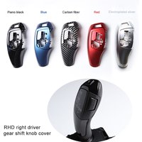 RHD LHD Interior Gear Shift Knob Cover For BMW F30 F10 F31 F32 F33 F34 F36 F20 F07 F15 Carbon Fiber Selector Shifter Lever Panel