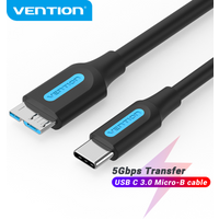 Vention USB 3.0 Type C to Micro B Cable Connector For SSD HDD External Hard Drive Disk Smartphone MacBook PC Micro B Cable