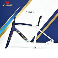 2025 Carbon Fiber Gravel Bike Frame Set Internal Cable Road Bicycle Frame 700C Disc Brake Cyclocross Bike Frame Set