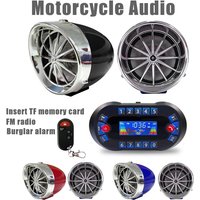 MT730 Motorcycle Bluetooth Speaker Amplifier Output 2.1A MP3 Music Player USB FM Radio Stereo LoudSpeaker Burglar Alarm Siren