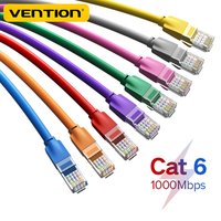 Vention Ethernet Cable Cat6 Lan Cable UTP RJ45 Network Patch Cable 40m 5m 2M For PS PC Internet Modem Router Cat6 Cable Ethernet