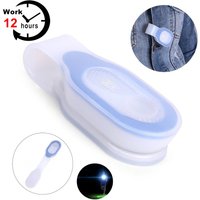 Mini lampe d'urgence à clip en silicone souple pour la course, la randonnée, la promenade, le camping, le travail (médecin, infirmière) et pour enfants