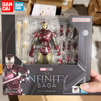 Bandai S.H.Figuarts Iron Man Mark 6 The Infinity Saga Action Figure Collectible Anime Model Toys Gift For Marvel Fans Collectors