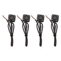 Y31A 4 Pcs Momentary Switch Momentary Push Button ON Off Switch 12V 24V Mount Mini Button Switch