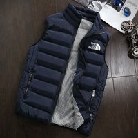 Autumn and winter zippered sleeveless jacket, warm vest coat, fashionable and versatile men's golf clothing