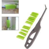 9 In 1 Glass Glue Angle Scraper Sealant Spreader Finishing Tool Kit For Window Ceramics Tile Kitchen Sink Shower Tile Joint Set