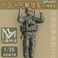 1/35 Chinese Soldier Resin Model Kit, Self-Assembly and Painting PLA021