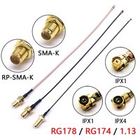 RF wireless IPX/SMA-JJ coaxial test line IPX4 to SMA male high-quality 0.81/RG1.13/RG178 router modification line