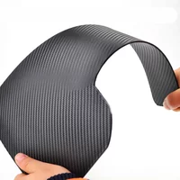 2Pcs Black Carbon Fiber Universal Car Fenders Front Rear Tire Splash Guards