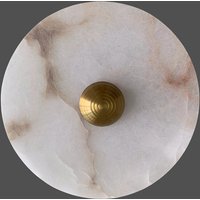 Bedroom Bedside Round Marble Wall Lamp Living Room Sofa Background Dector Hotel Corridor Entrance Cloakroom Led Lighting