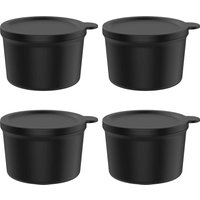 4pc Replacement Silicone Ice Mold And Lid Compatible For KitchenAid Ice Shaver Molds Shaver Cups Snow Cone Shave Ice Stand Mixer