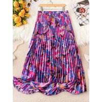 Elegant women's geometric edge skirt