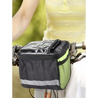 AliExpress DOMEN Bicycle Front Handlebar Bag Outdoor Bike Reflective Strap Touchable Phone Pouch Bicycle Riding Bag Bike Front Tube Basket