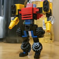 Directly Transformable Robot Dinosaur Tri-Deity Miniature Exoskeleton Building Blocks Assembly Model Small Size Plastic Toys